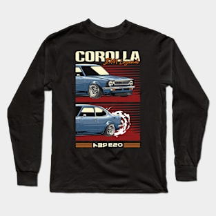 Corolla E20 Retro Car Long Sleeve T-Shirt